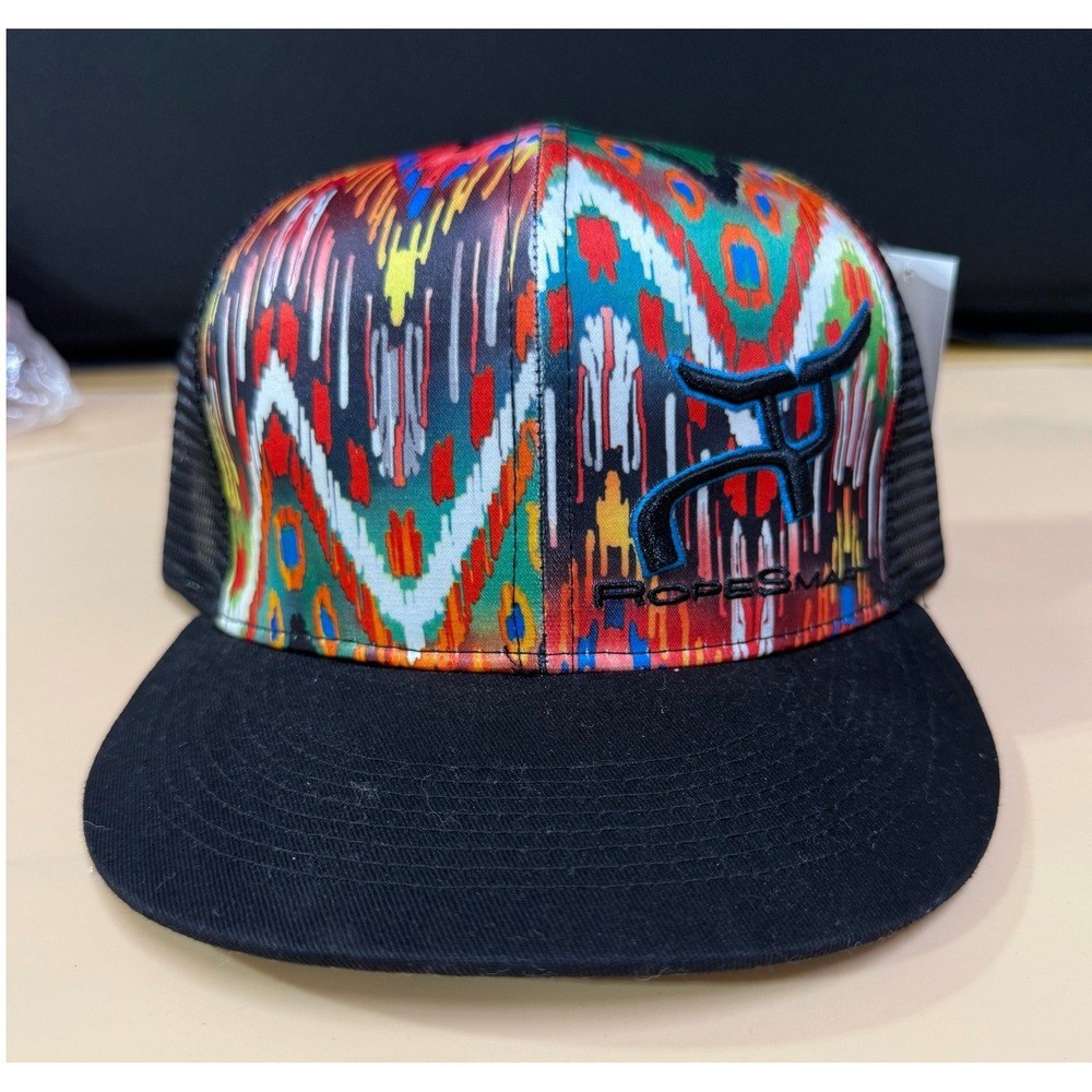 Ropesmart Trucker Hat‎ Colorful Print Logo Patch Snapback Cap